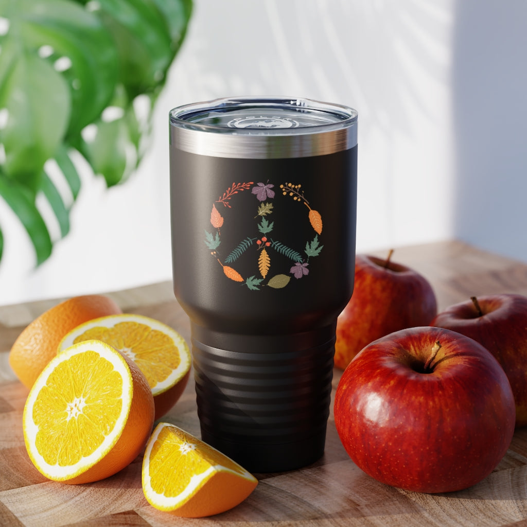 Fall Peace Sign- Tumbler, 30oz