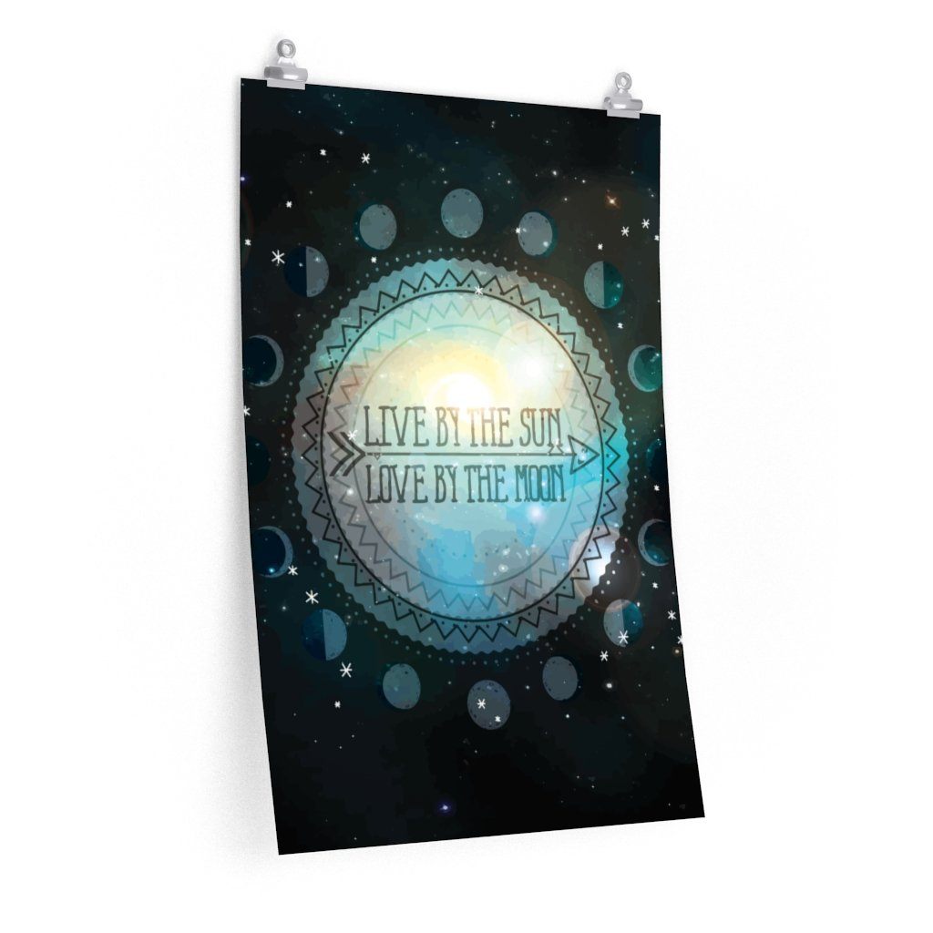 Live By The Sun - Premium Matte vertical posters Poster Printify 20β³ Γ 30β³ CG matt
