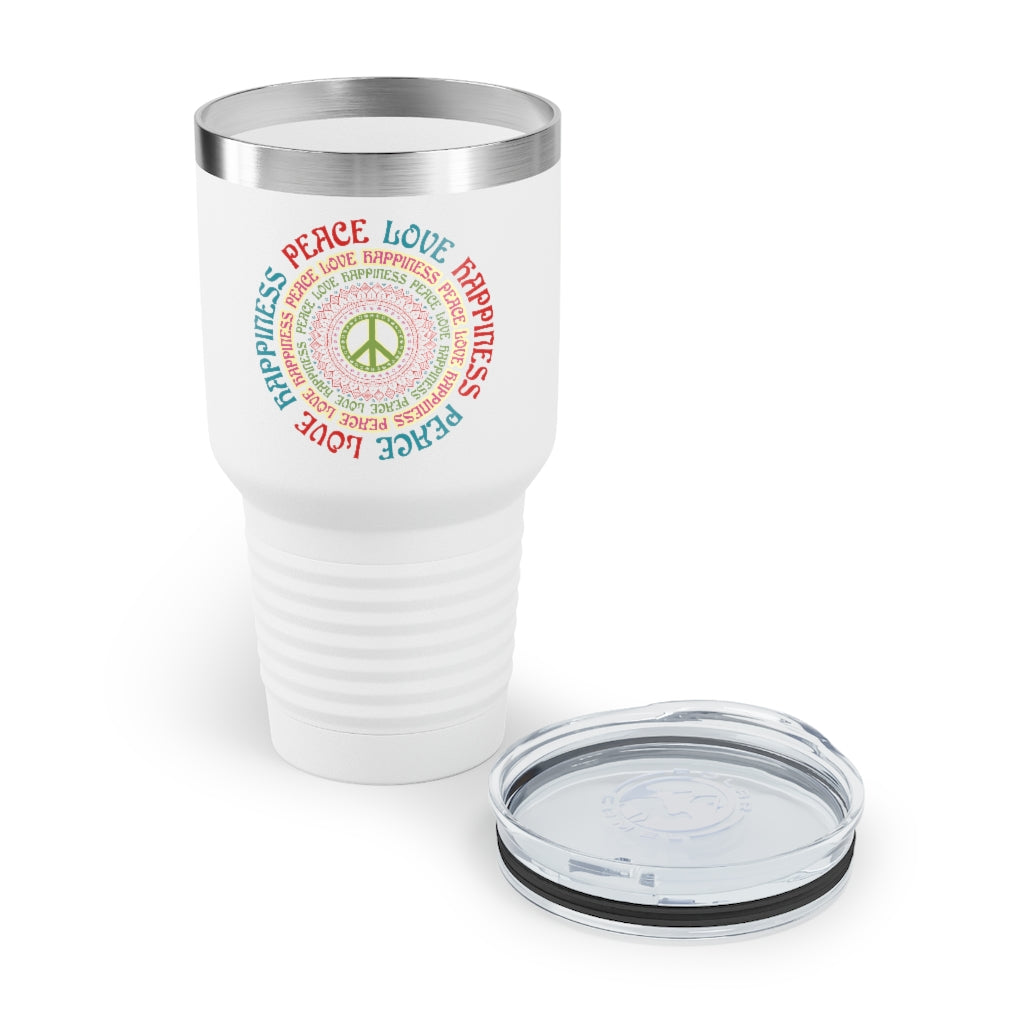 Peace- Love- Happiness, 30oz