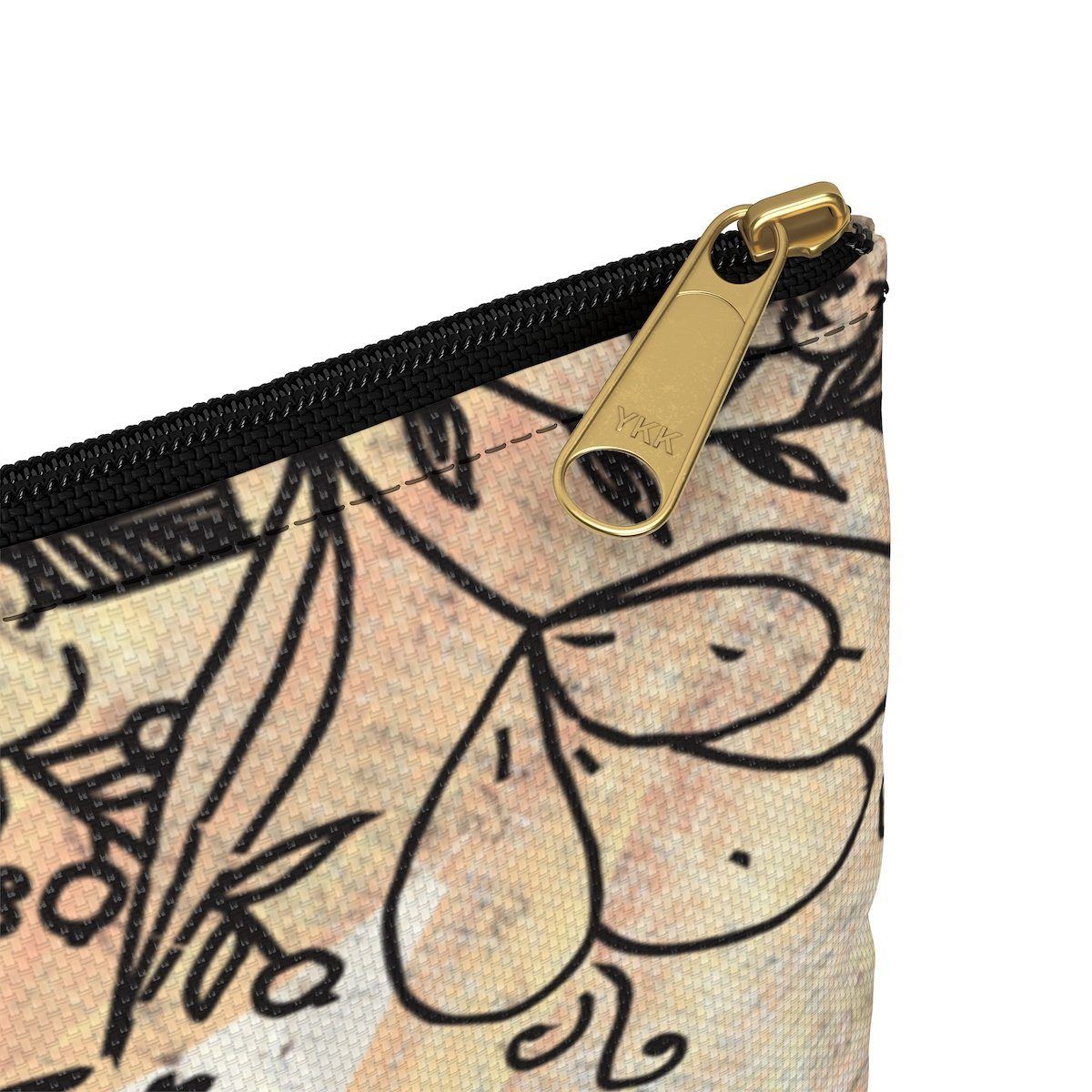 Boho Floral Accessory Pouch Bags Printify