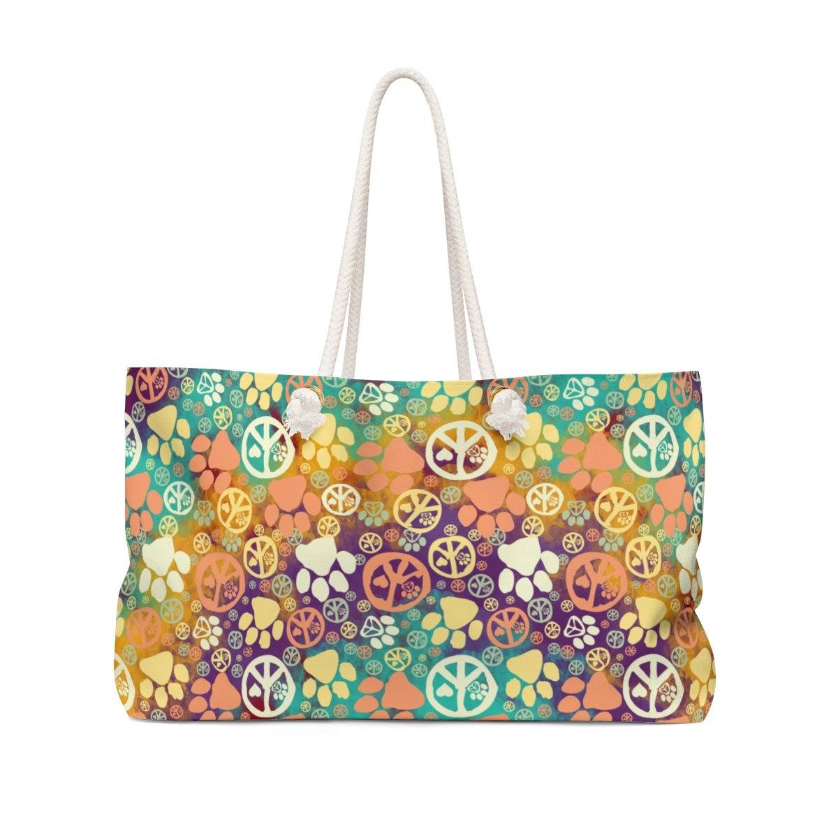 Peace And Paws - Weekender Bag