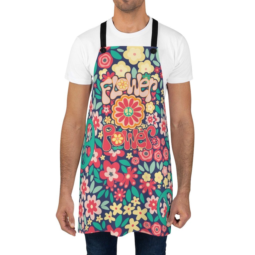 Flower Power - Apron Accessories Printify