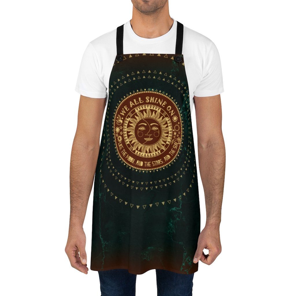 We All Shine On - Apron Accessories Printify