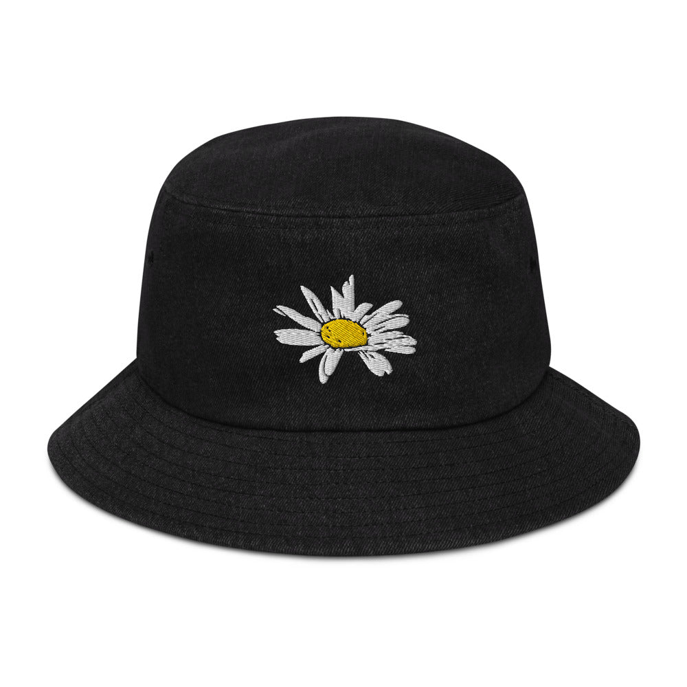 Daisy Denim bucket hat