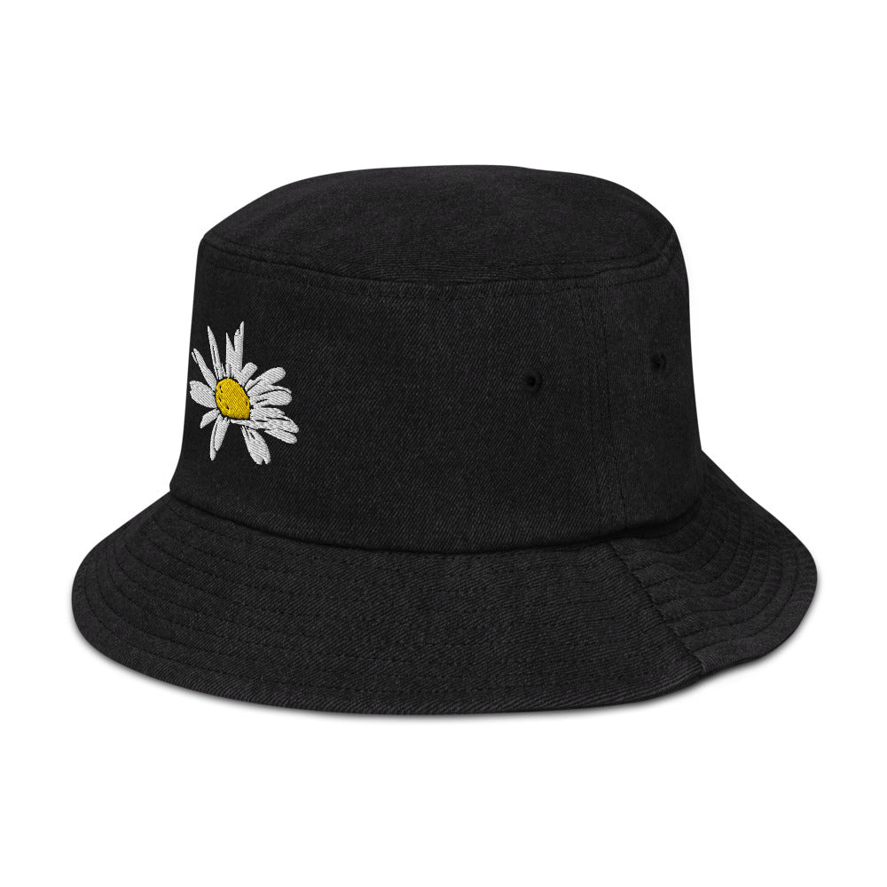 Daisy Denim bucket hat