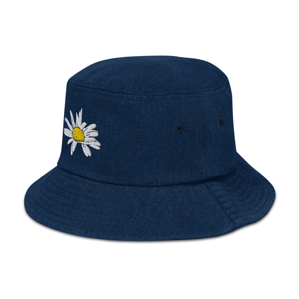 Daisy Denim bucket hat