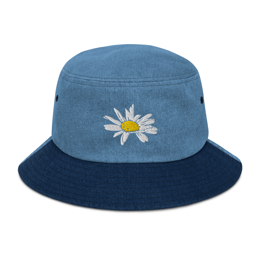 Daisy Denim bucket hat