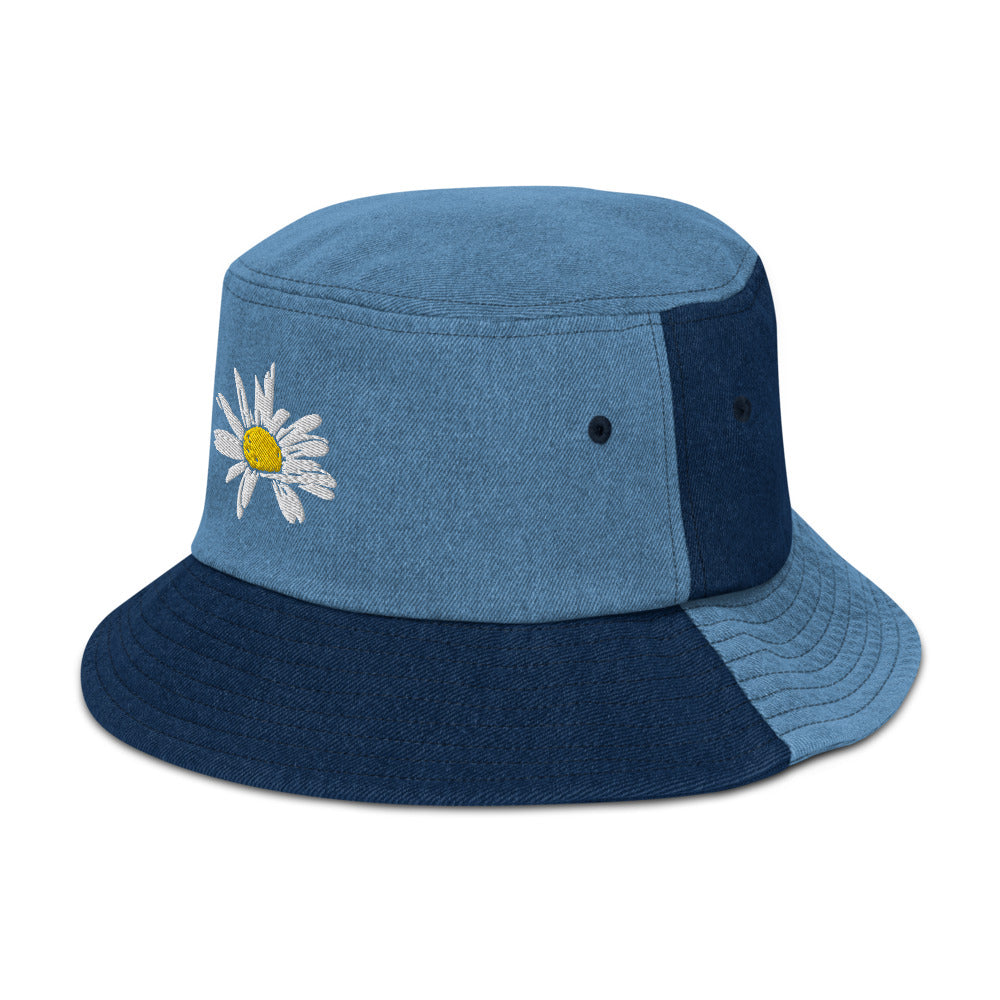 Daisy Denim bucket hat