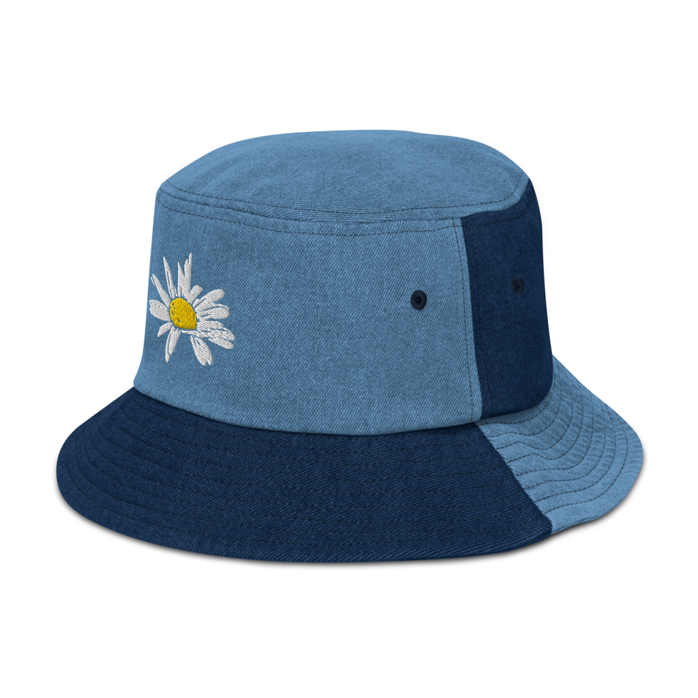 Daisy Denim bucket hat