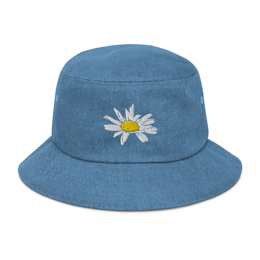 Daisy Denim bucket hat