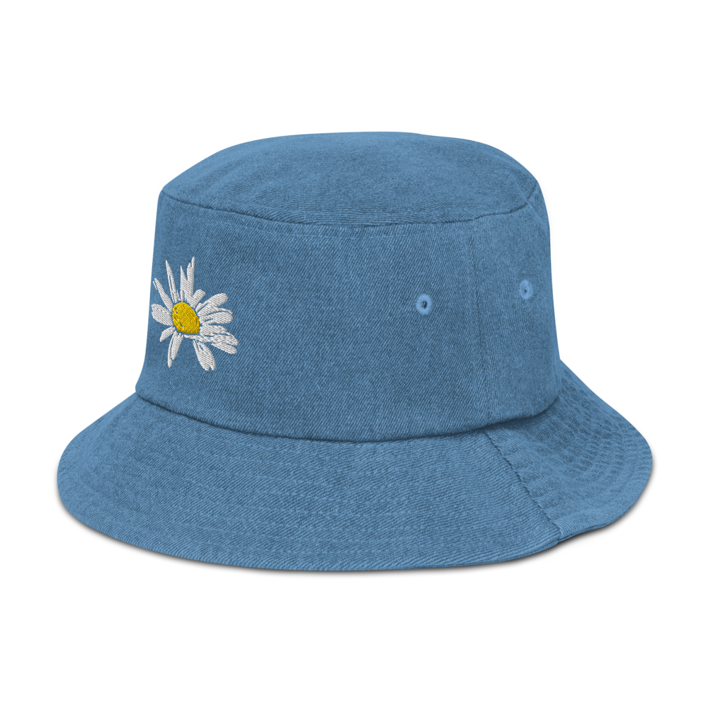 Daisy Denim bucket hat