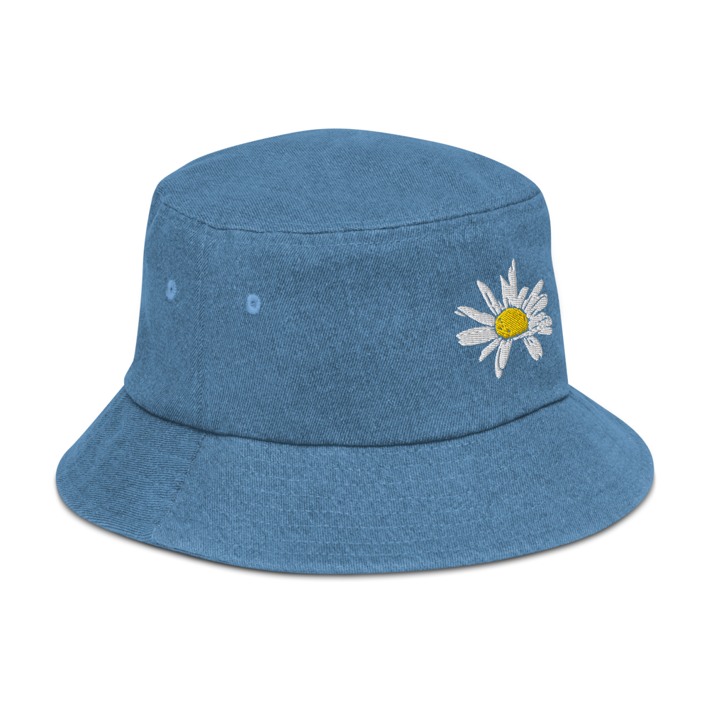 Daisy Denim bucket hat