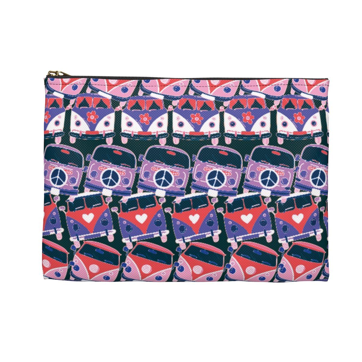 Hippie Van Accessory Pouch Bags Printify