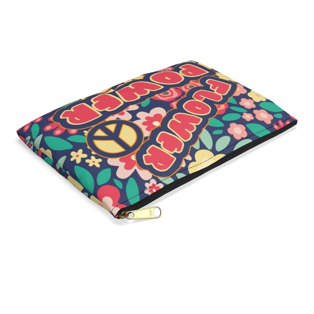 Flower Power Accessory Pouch Bags Printify