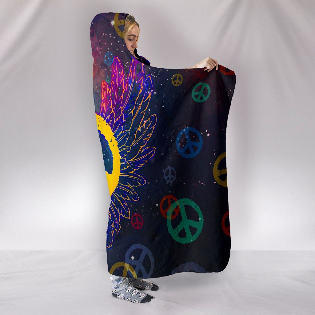 PEACE WINGS - HOODED BLANKET Heyjude Shoppe