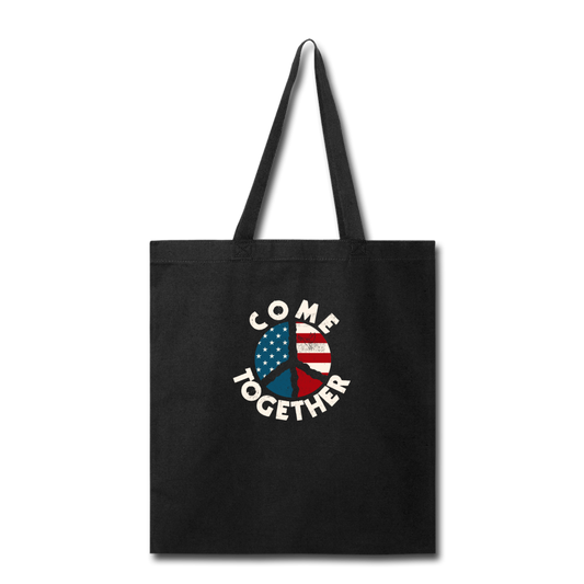 Come Together Vintage- Tote Bag - black