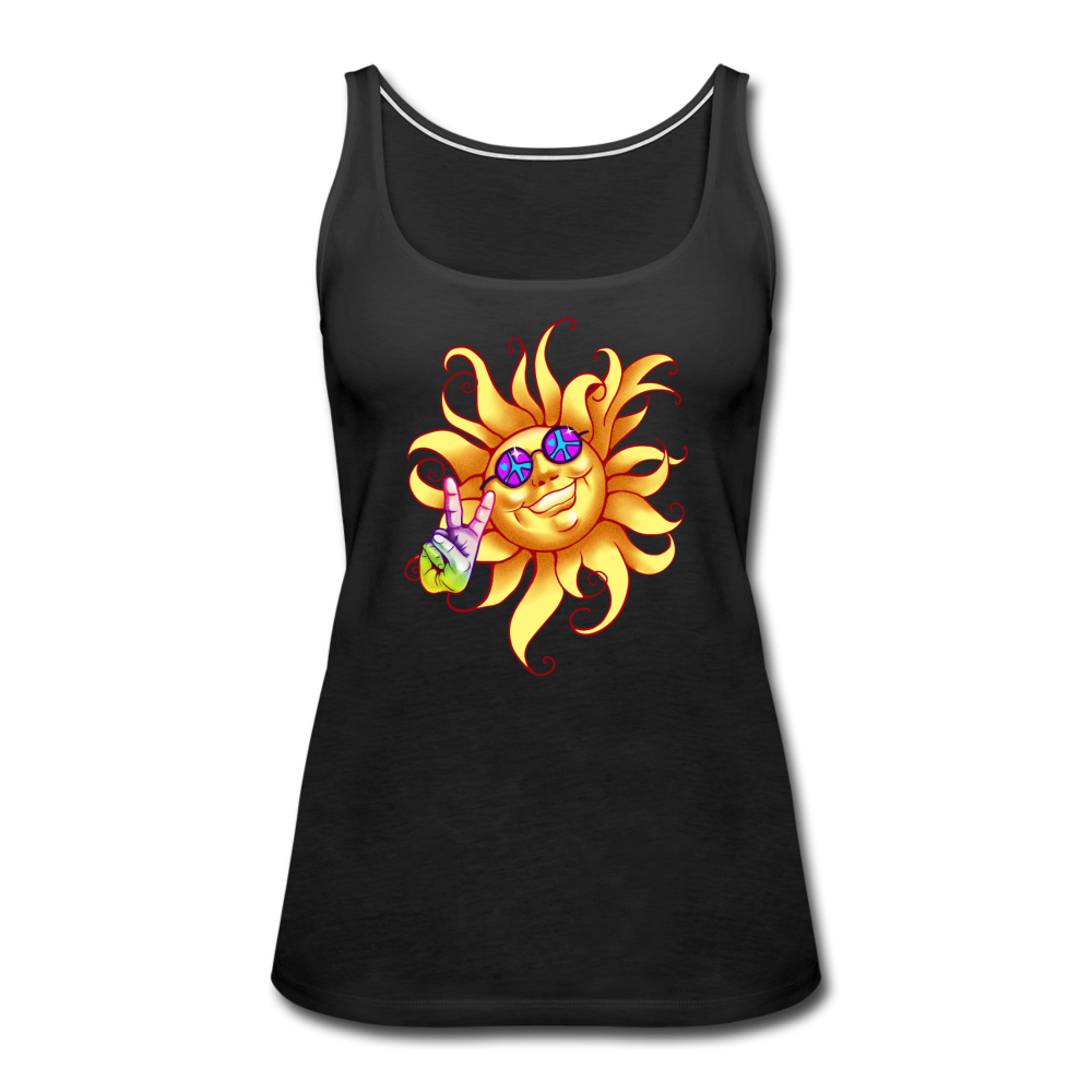 Peace Out - Women’s Premium Tank Top - black