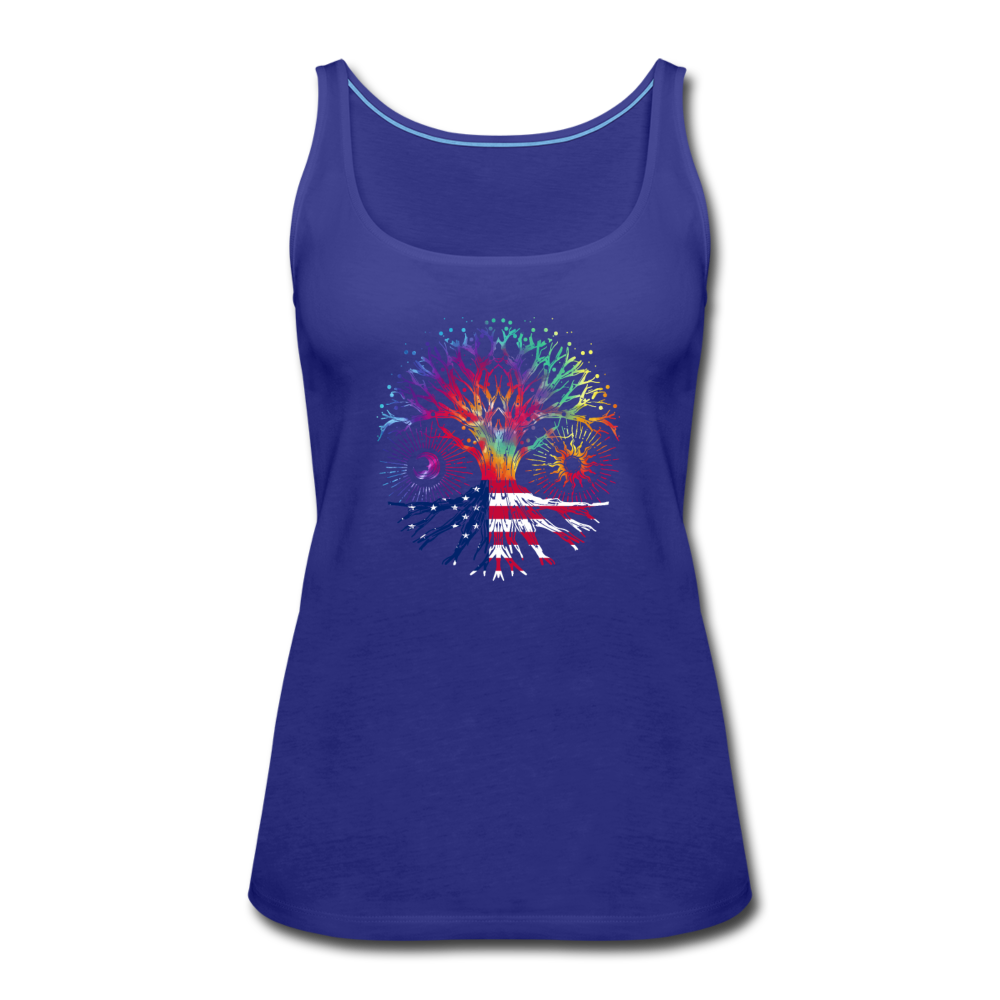 Tree Of Life- Women’s Premium Tank Top - royal blue