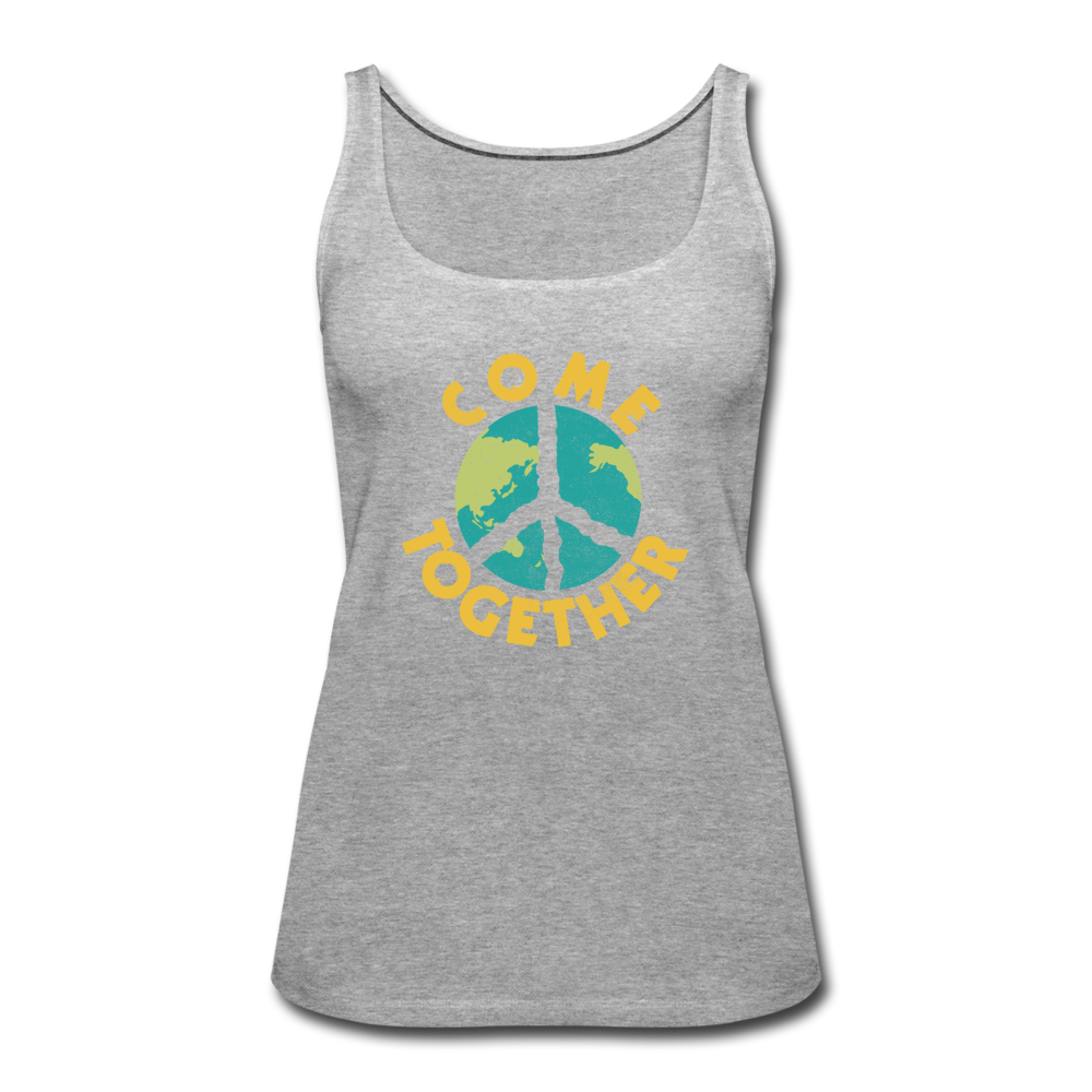 Retro Graphic- Women’s Premium Tank Top - heather gray