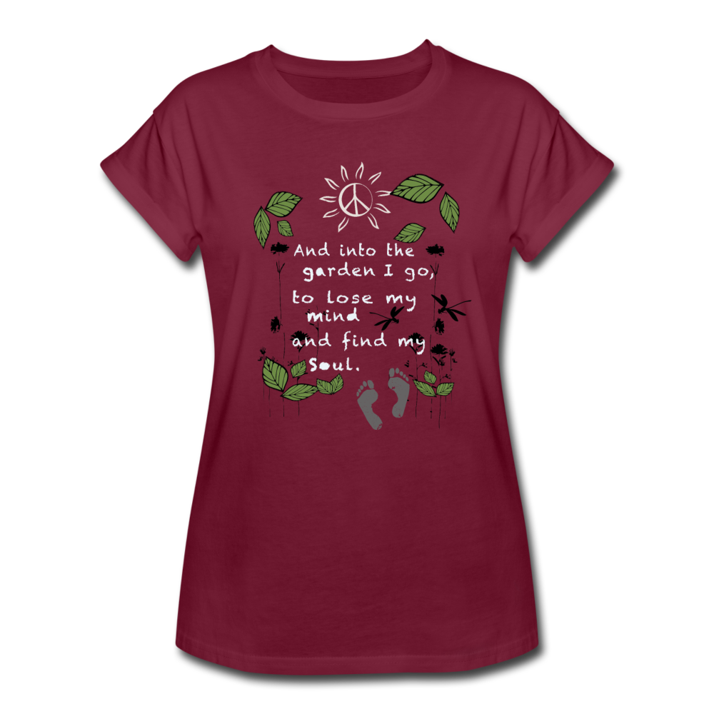 Gardening Women's Relaxed Fit T-Shirt - burgundy