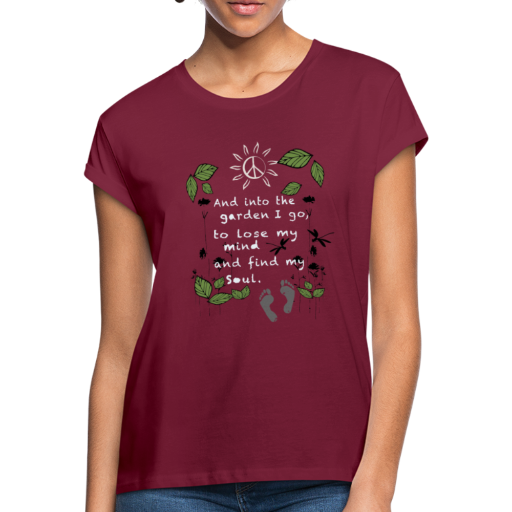 Gardening Women's Relaxed Fit T-Shirt - burgundy