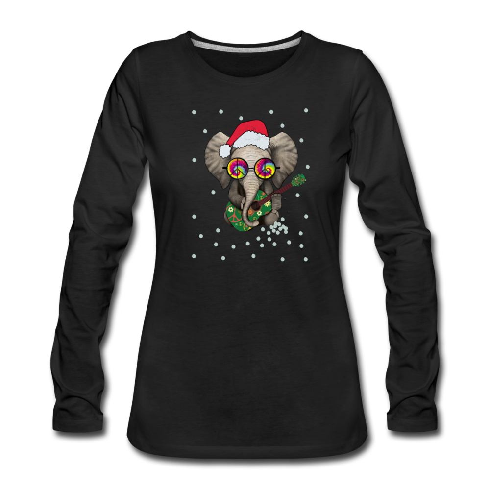 Hippie Elephant Holiday - black