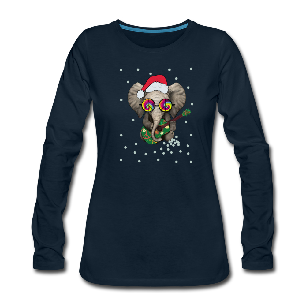 Hippie Elephant Holiday - deep navy