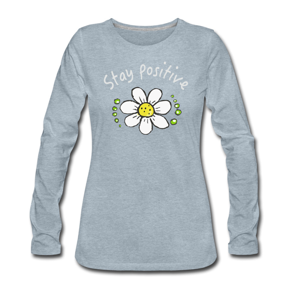Peace Love- Daisy - heather ice blue