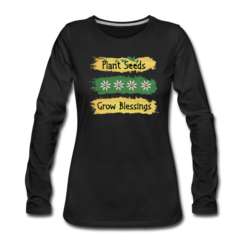 Plant Seed Grow Blessing - black