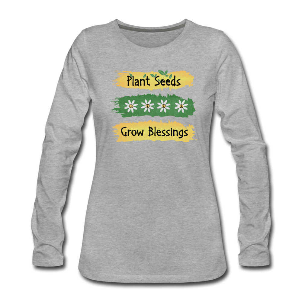Plant Seed Grow Blessing - heather gray