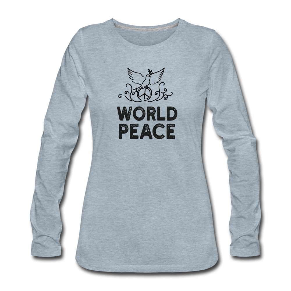 Peace Day - heather ice blue