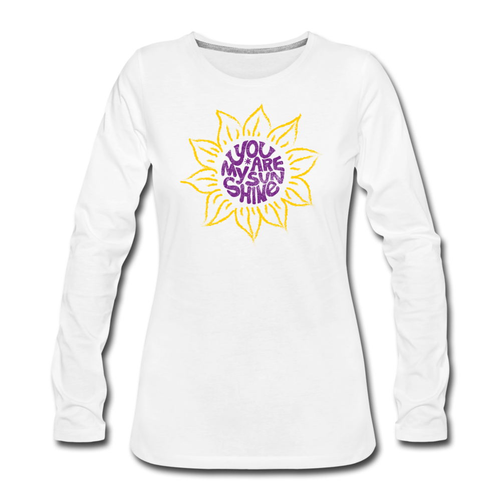 You Are My Sunshine - white