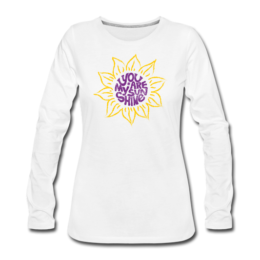 You Are My Sunshine - white