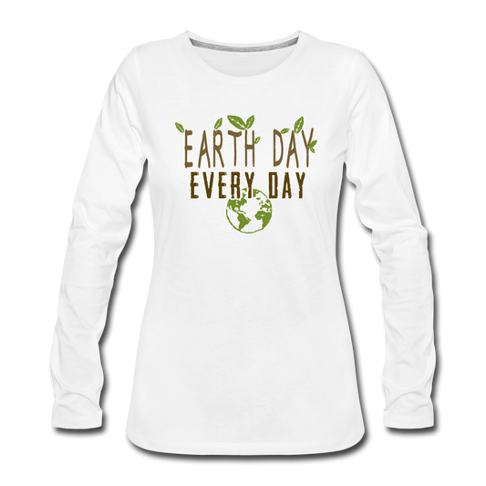 Earth Day Every Day - white