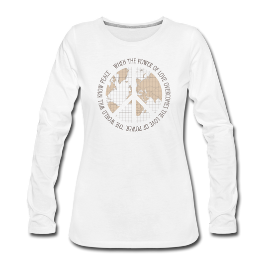 The World Will Know Peace - white