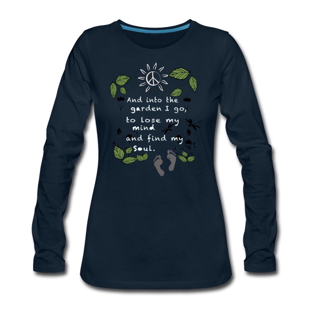 Into The Garden - deep navy