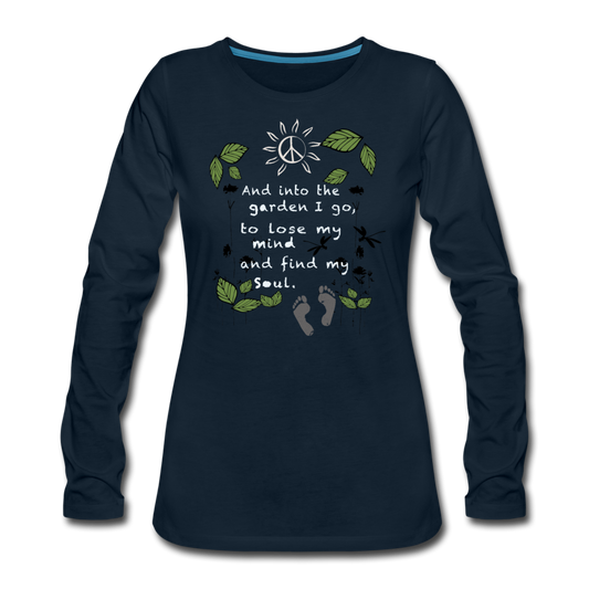 Into The Garden - deep navy