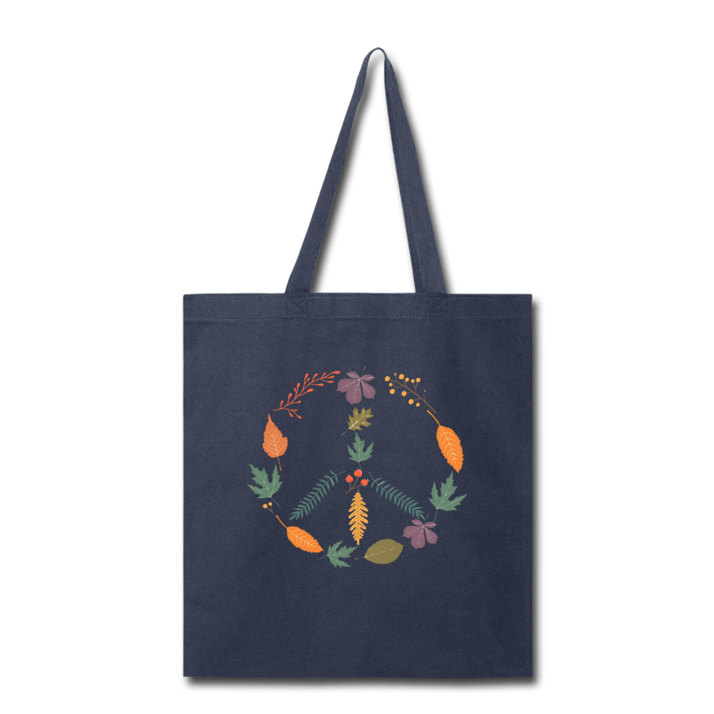 Fall Peace Sign - navy