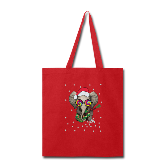 Hippie Elephant Holiday - red