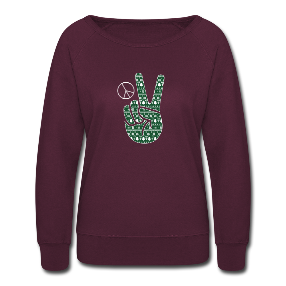 Peace Hand - plum