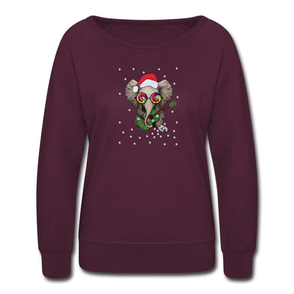 Hippie Elephant Claus - plum