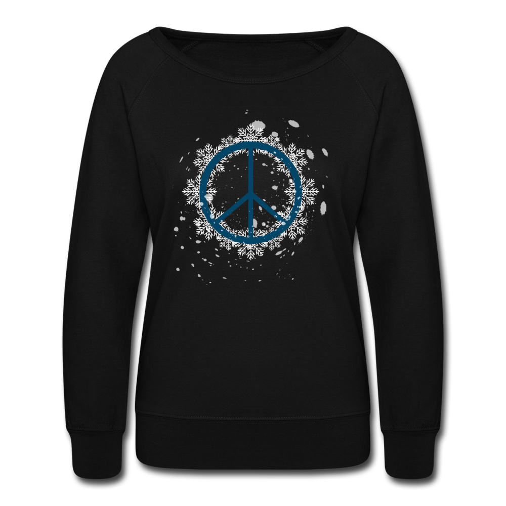 Holiday Peace Sign - black