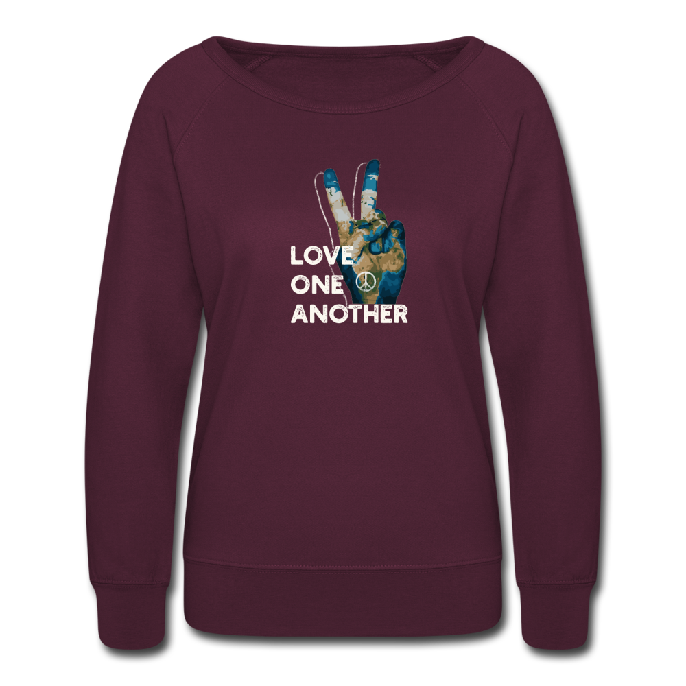 Love One Another - plum