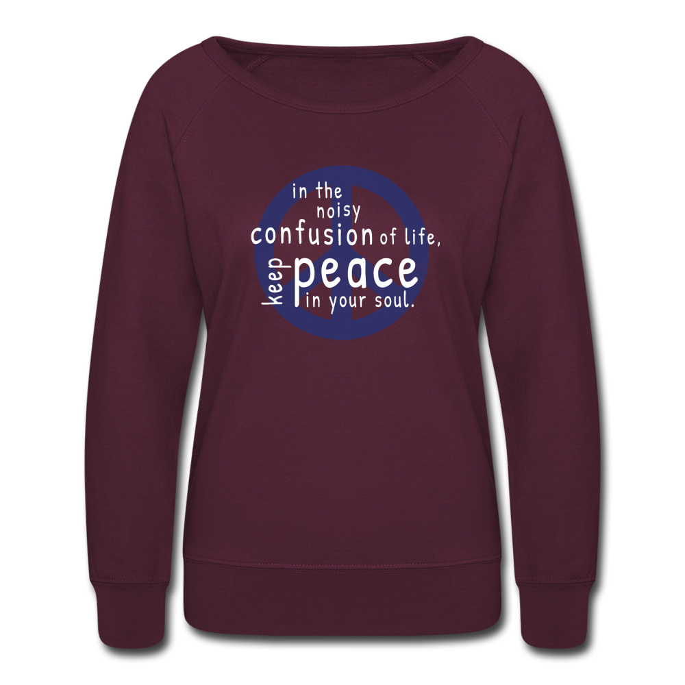Keep Peace In Your Soul - plum