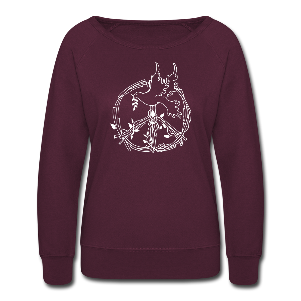Peace Wings - plum