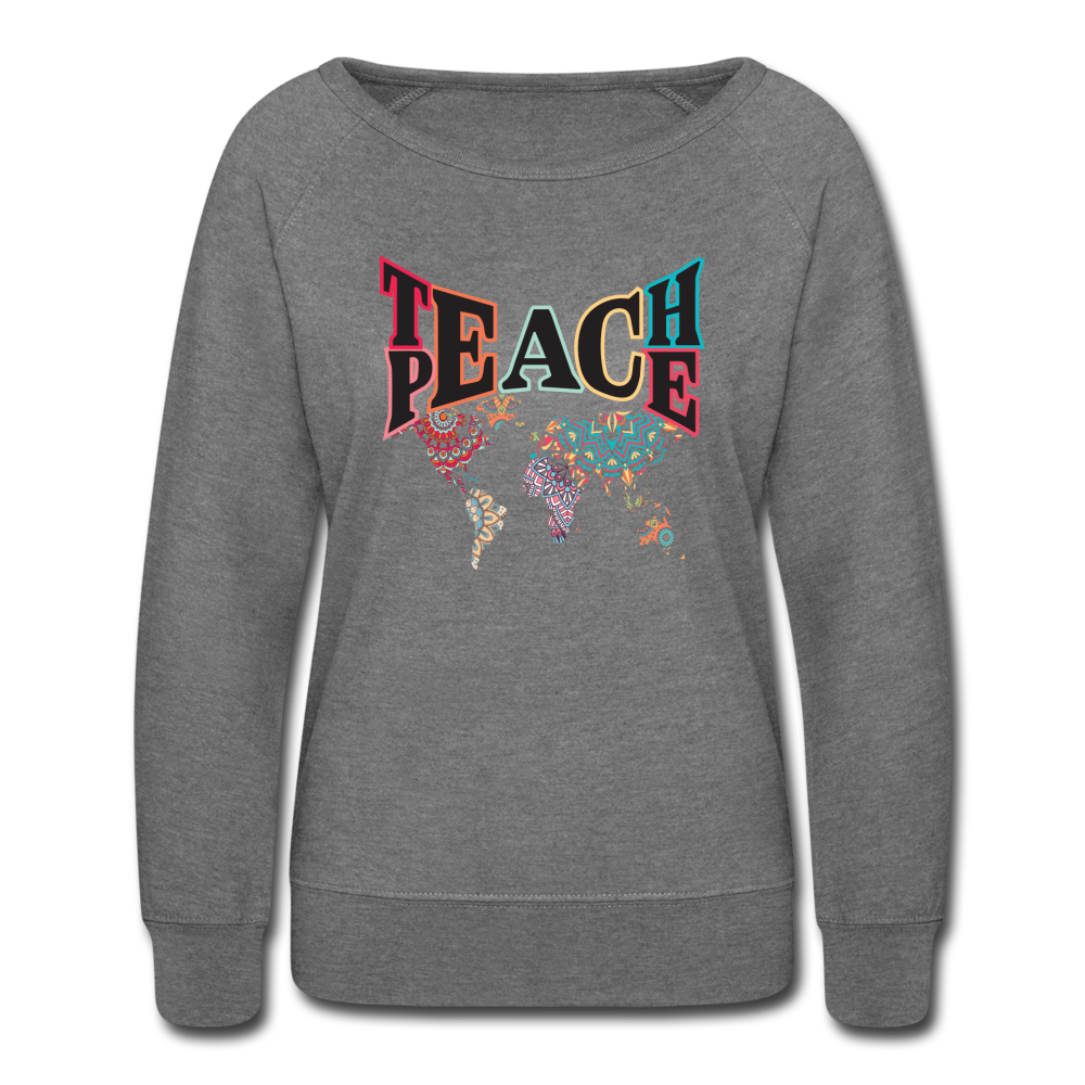 Teach Peace - heather gray