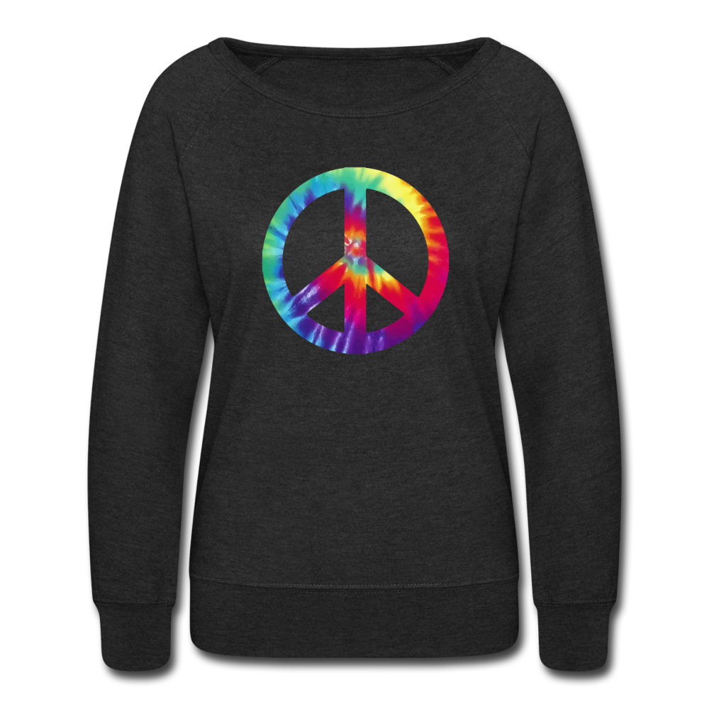 Peace Sign - heather black