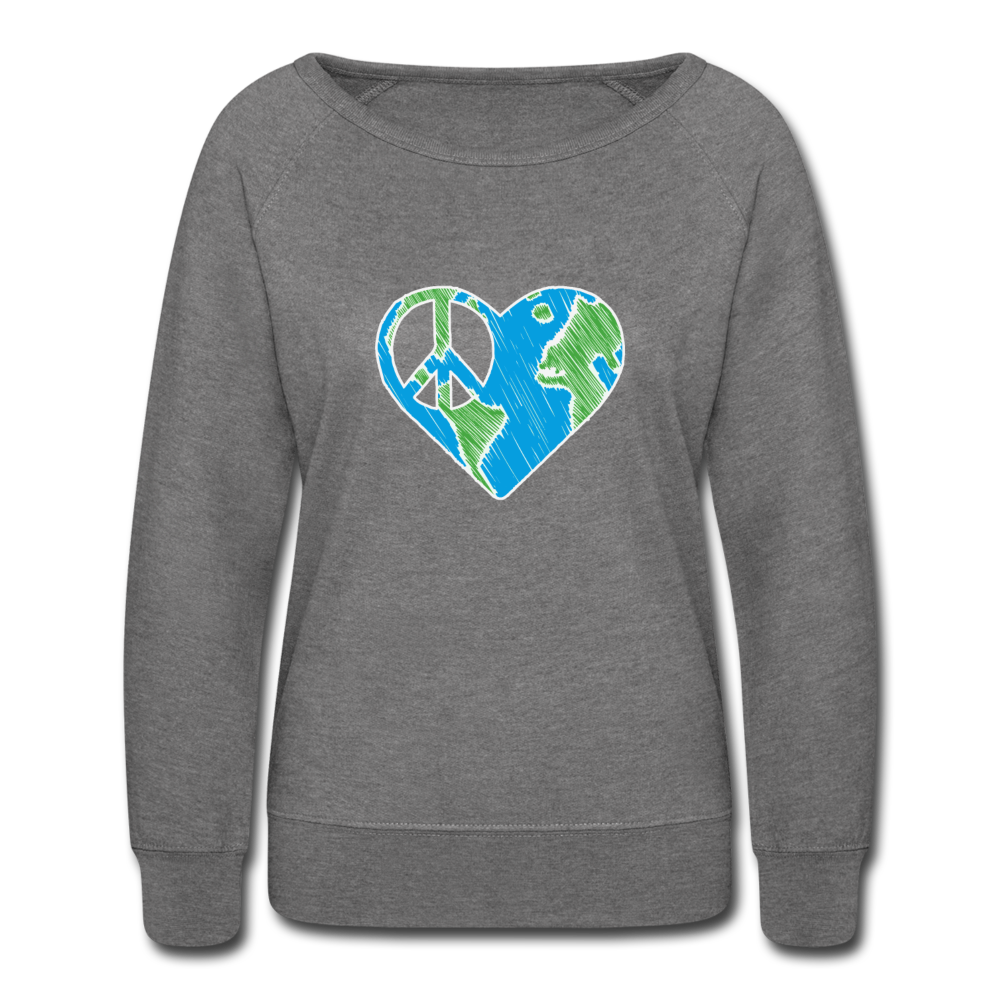 I Heart Peace - heather gray