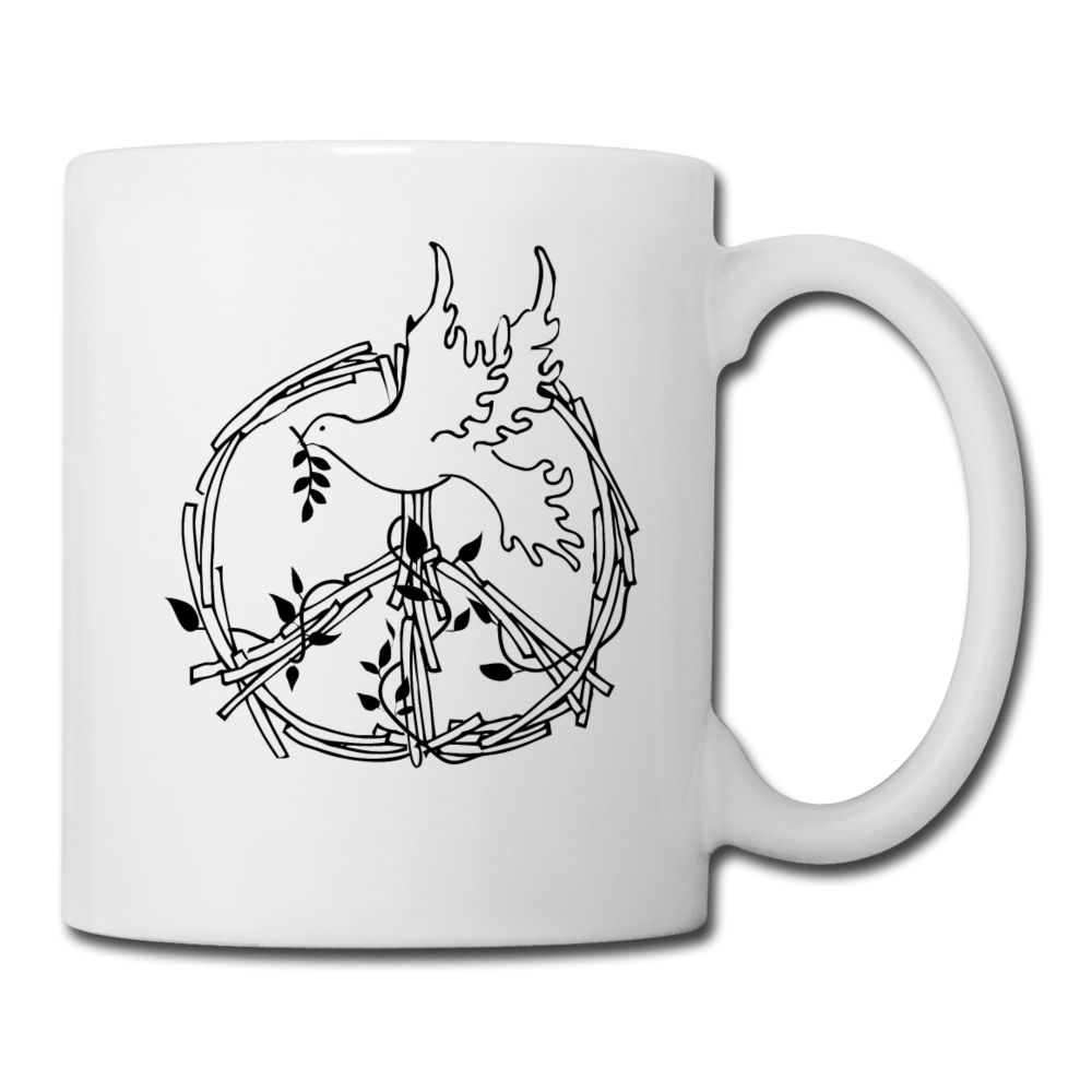 Peace Wings - Coffee/Tea Mug - white