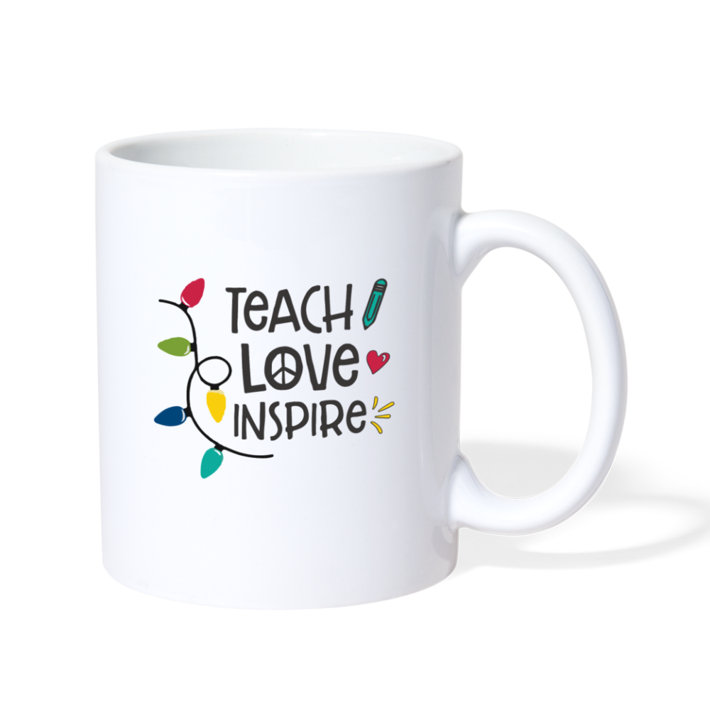 Teach Love Inspire - Coffee/Tea Mug - white